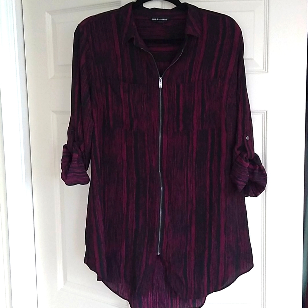 Long Flowey Blouse.